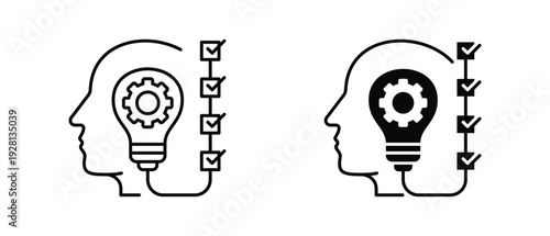 Soft Skills icon set with style outline and solid. vector simple elements for design and presentation.