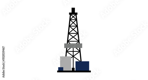Drilling Rig Oil Extraction Tower.
