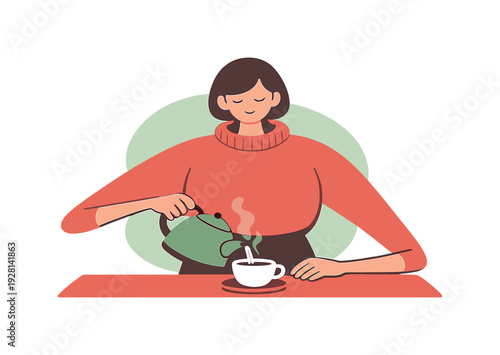 Warm person pauses to place a bookmark neatly into a book resting on a desk with a lamp nearby. | placing bookmark book, flat