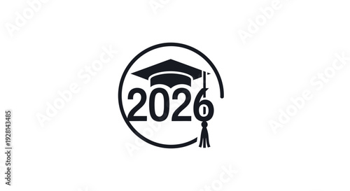 Graduation Cap and Tassel Icon 2026.