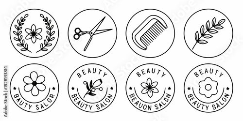 A collection of nine unique and intricate circular designs. Vector