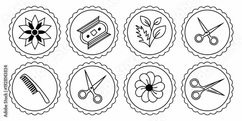 A collection of various tools and equipment used in different fields and industries. Vector