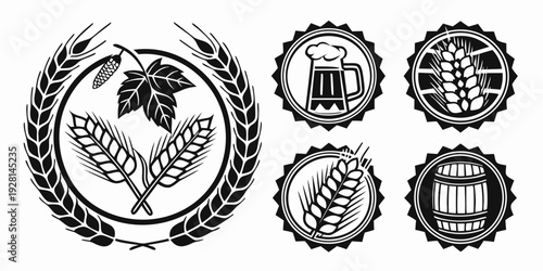 Ancient coins from various cultures displayed in a circular arrangement Vector