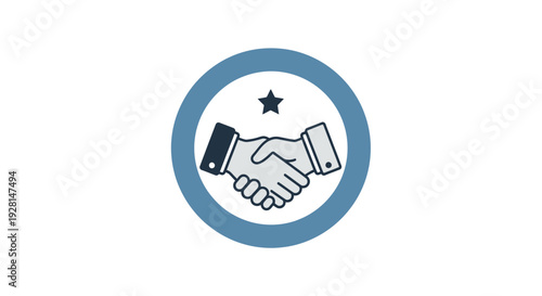 Handshake Business Partnership Agreement.