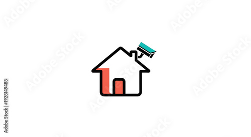 House with a paint spray can.