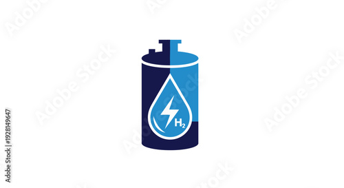 Hydrogen Fuel Tank Cylinder Container Storage.