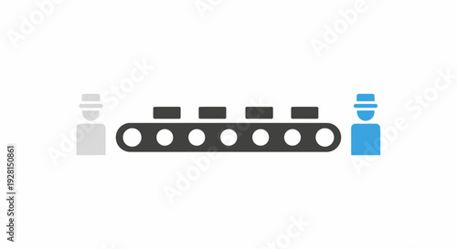 Industrial robotic assembly line worker.