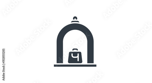 Kettlebell Under Exercise Arch Equipment.