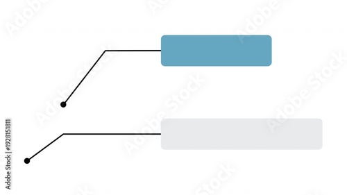 Minimal callout labels with pointer lines, two blank boxes