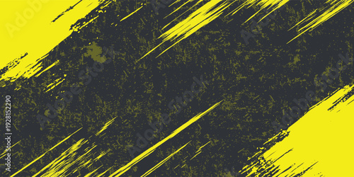 Dots halftone yellow and dark blue color pattern gradient grunge texture background. Dots pop art sport style vector illustration.