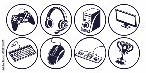 A collection of various musical instruments displayed in a circular arrangement. Vector
