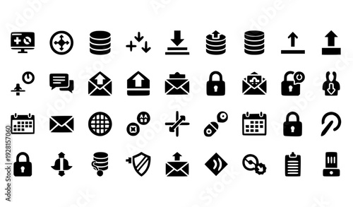 Mega Universal Icon Collection Vector Multipurpose UI Web and App Symbols Pack