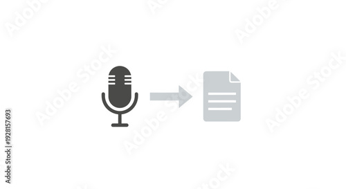 Microphone Recording Sound into Document File.
