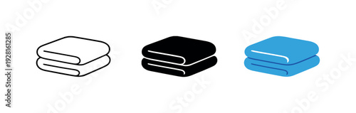 Relaxation practice depicted by a folded bath towel with rounded edges and soft layered folds neatly stacked and front-facing as