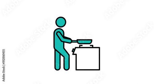 Person putting object into box.