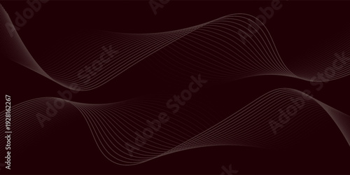 Artistic geometric line with colorful gradient background. perspectives of geometric abstraction.