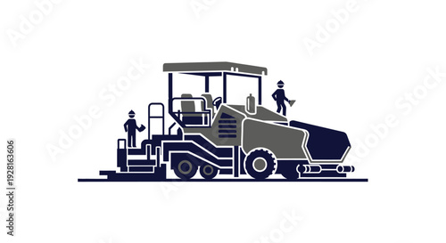 Road Roller Construction Machine Equipment.