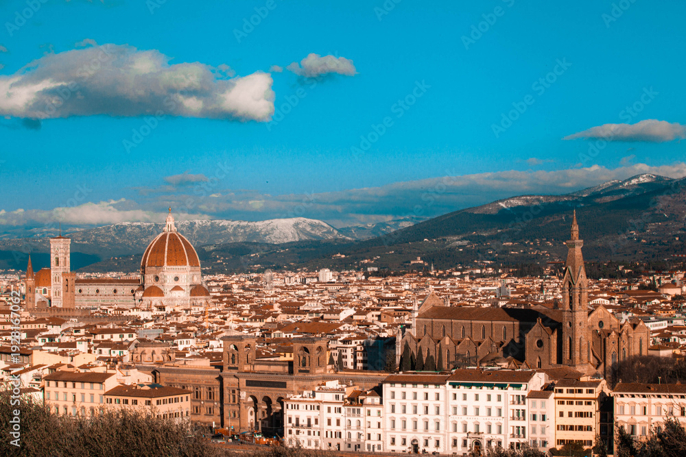 Fototapeta premium view of florence
