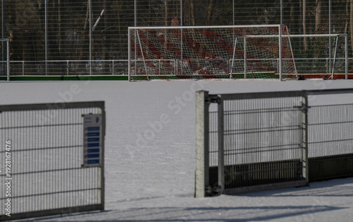 Symbolic photo, Soccer match cancelled due to weather conditions