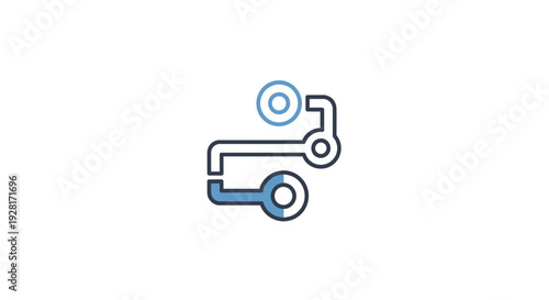 Simple Line Art Camera Icon Design.