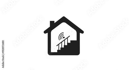 Smart Home Automation Control System Icon.