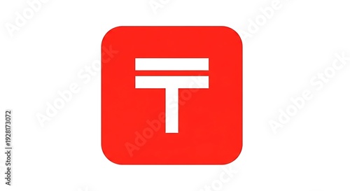Japan Post Symbol - A Clear and Concise Representation of Postal Services.