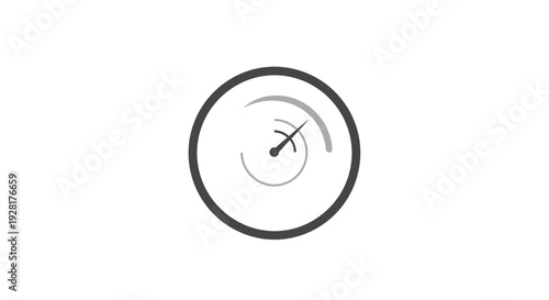 Stopwatch Icon Simple Design Timer Symbol.