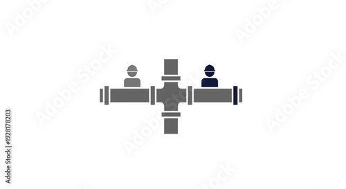 Two people sitting at table.