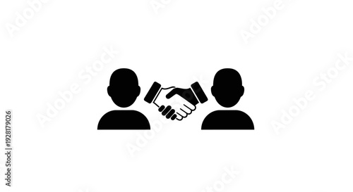 Two people shaking hands in agreement.