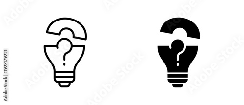 Problem Solving  icon set with style outline and solid. vector simple elements for design and presentation.