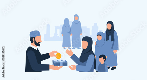 Charity Donation to Family in Need