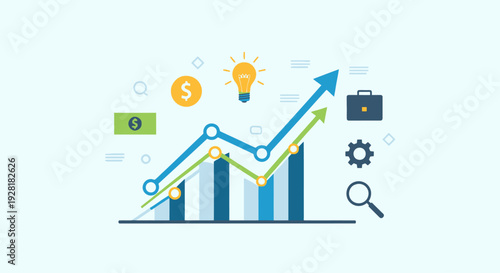 Business Growth and Analysis Infographic