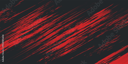 Background, contrast red and black color abstract template for business design. Technology style. You can use it for advertising, sports posters, templates, business presentations. Vector illustration