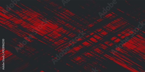 Background, contrast red and black color abstract template for business design. Technology style. You can use it for advertising, sports posters, templates, business presentations. Vector illustration