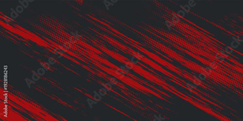 Background, contrast red and black color abstract template for business design. Technology style. You can use it for advertising, sports posters, templates, business presentations. Vector illustration