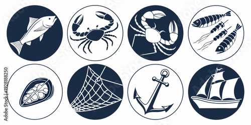 Assorted sports balls and equipment arranged in a circular pattern. Vector