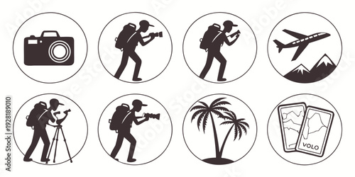 A diverse collection of people engaged in various physical activities and exercises Vector