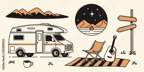 A vibrant display of cultural artifacts and traditional clothing in a museum exhibit. Vector