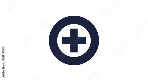 Medical Cross Symbol Icon Sign.
