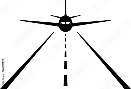 A futuristic jet airplane with a unique wing design flying straight ahead