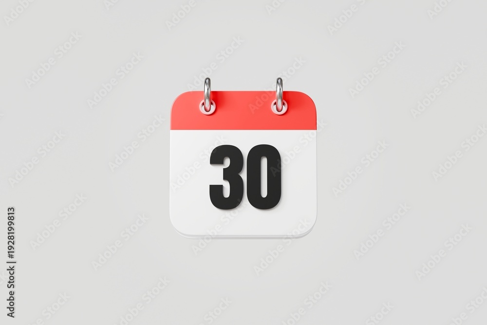 Foto 3d calendar icon