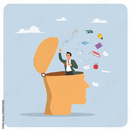 Open Mind Concept: Ideas, Creativity & Innovation