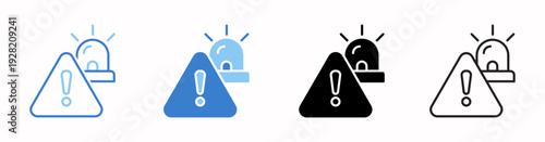 Emergency Vector Illustration In Multistyle