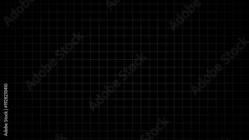 Grid graph pattern moving horizontally seamless loop animation black background