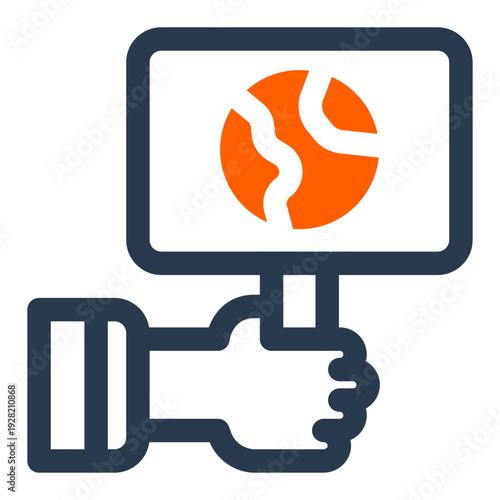 Climate protest activist sign environmental movement advocacy