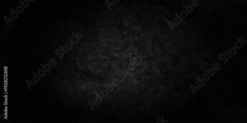 Dark gray black slate stone wall background in natural pattern for decorative texture. grunge background dark black chalk board and black board texture. cement floor and lines paint black background.