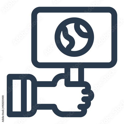 Climate protest activist sign environmental movement advocacy