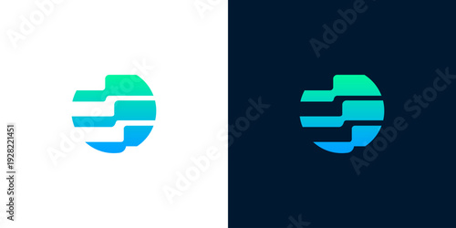 Abstract Digital Globe Icon Representing Global Connectivity and Technology Innovation