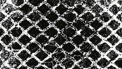 Snake skin texture pattern black and white reptile scale surface background