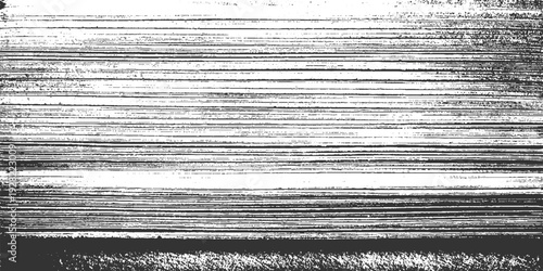 Black and white horizontal lines texture with subtle speckles and a textured bottom edge